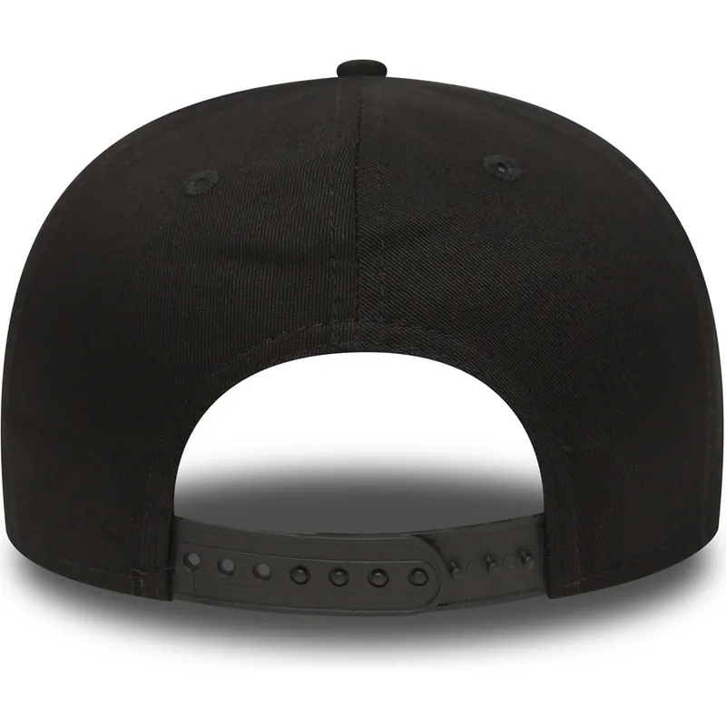 cappello-piatto-nero-regolabile-9fifty-white-on-black-dei-new-york-yankees-mlb-di-new-era