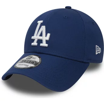 Cappellino visiera curva blu regolabile 9FORTY Essential di Los Angeles Dodgers MLB di New Era