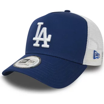 Cappellino trucker blu Clean A Frame di Los Angeles Dodgers MLB di New Era