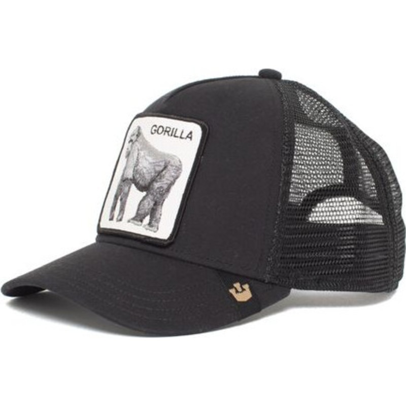 Cappellino trucker nero gorilla King of the Jungle di Goorin Bros.:  Caphunters.it