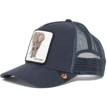 gorra-trucker-blu-navy-elefante-elephant-di-goorin-bros