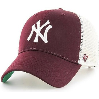 Cappellino trucker bordeaux di New York Yankees MLB MVP Branson di 47 Brand