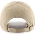 cappelli-curva-beige-cinghia-regolabile-caqui-negro-dei-los-angeles-dodgers-mlb-di-47-brand