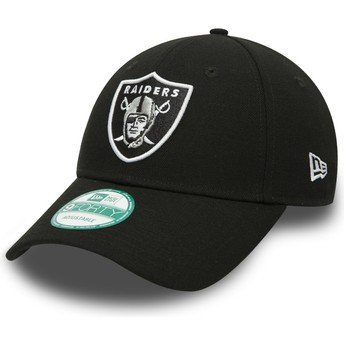 Cappellino visiera curva nero regolabile 9FORTY The League di Las Vegas Raiders NFL di New Era