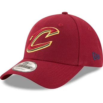cappelli-curva-rosso-cinghia-regolabile-9forty-the-league-dei-cleveland-cavaliers-nba-di-new-era
