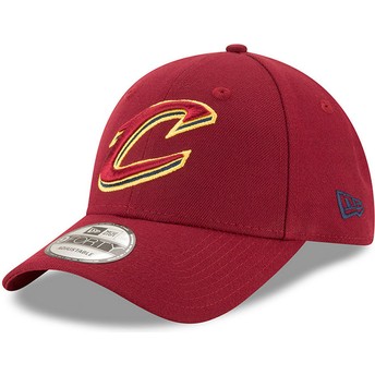 Cappellino visiera curva rosso regolabile 9FORTY The League di Cleveland Cavaliers NBA di New Era