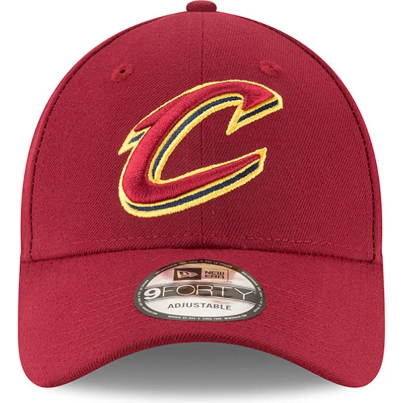 cappelli-curva-rosso-cinghia-regolabile-9forty-the-league-dei-cleveland-cavaliers-nba-di-new-era