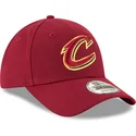 cappelli-curva-rosso-cinghia-regolabile-9forty-the-league-dei-cleveland-cavaliers-nba-di-new-era