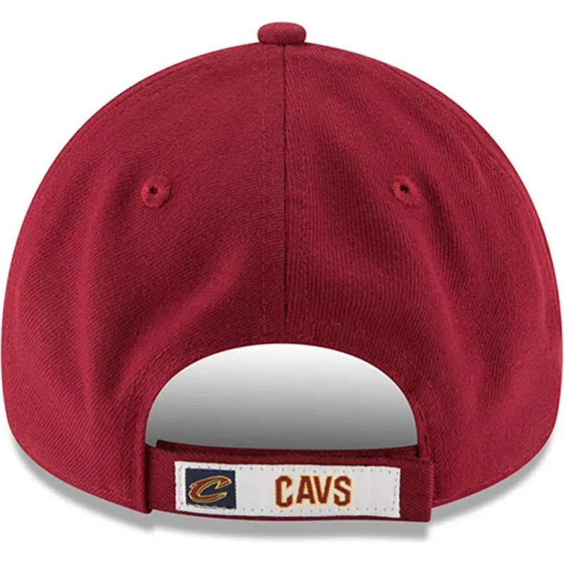 cappelli-curva-rosso-cinghia-regolabile-9forty-the-league-dei-cleveland-cavaliers-nba-di-new-era