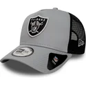 cappelli-curva-grigio-snapback-essential-a-frame-dei-las-vegas-raiders-nfl-di-new-era