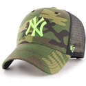 cappelli-curva-mimetizzazione-snapback-dei-new-york-yankees-mlb-di-47-brand