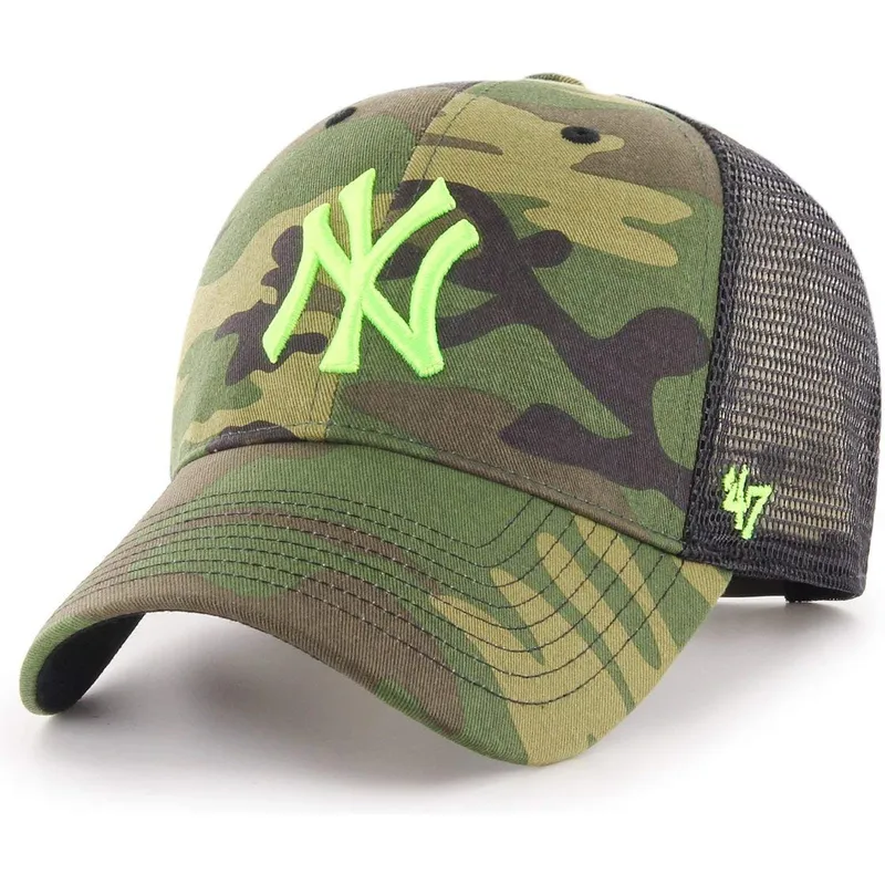 cappelli-curva-mimetizzazione-snapback-dei-new-york-yankees-mlb-di-47-brand