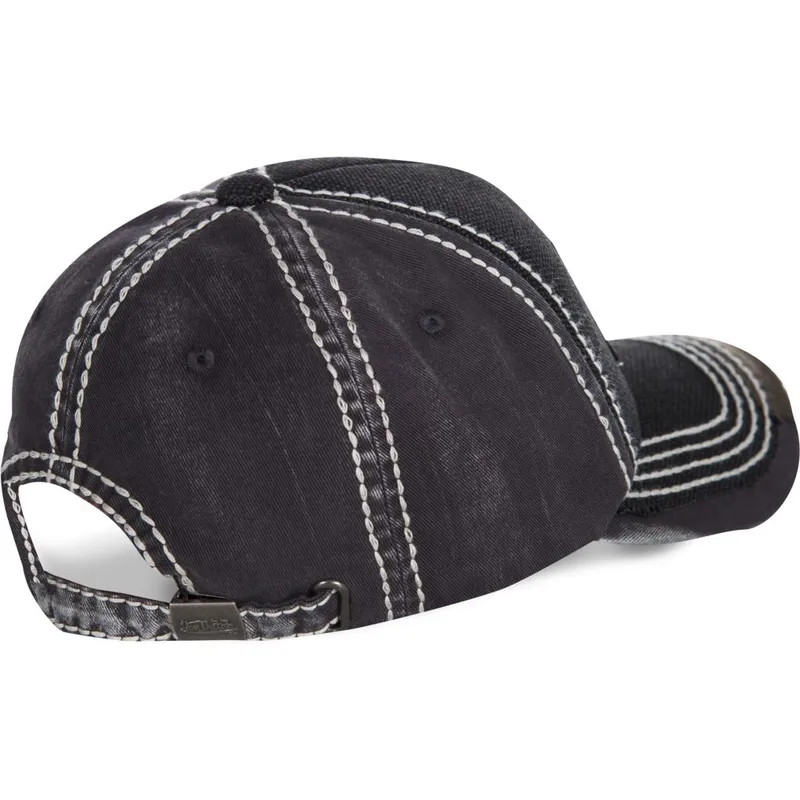 cappelli-curva-nero-cinghia-regolabile-di-von-dutch