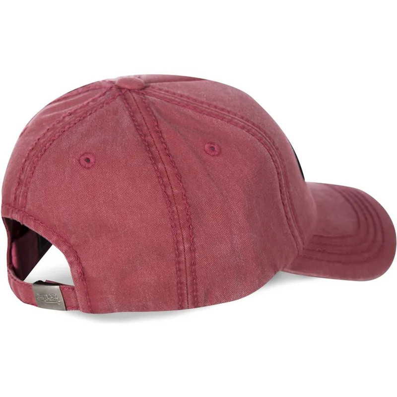cappelli-curva-rosso-cinghia-regolabile-di-von-dutch