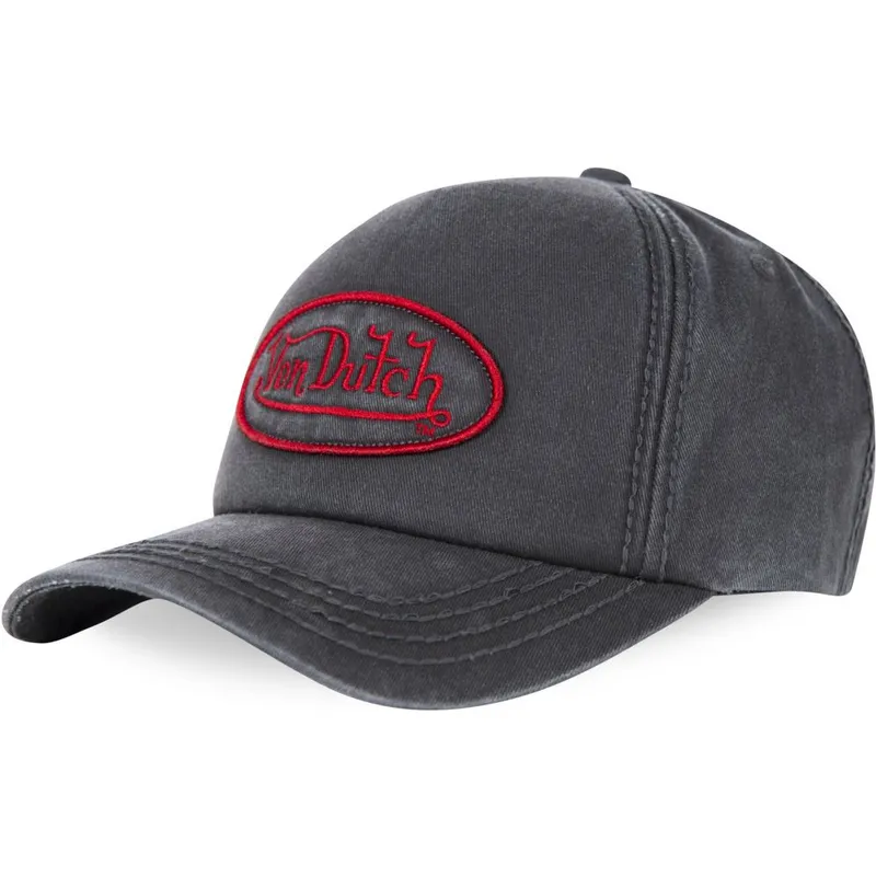 cappelli-curva-grigio-cinghia-regolabile-di-von-dutch