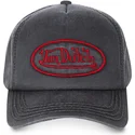 cappelli-curva-grigio-cinghia-regolabile-di-von-dutch