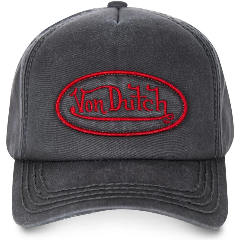 cappelli-curva-grigio-cinghia-regolabile-di-von-dutch