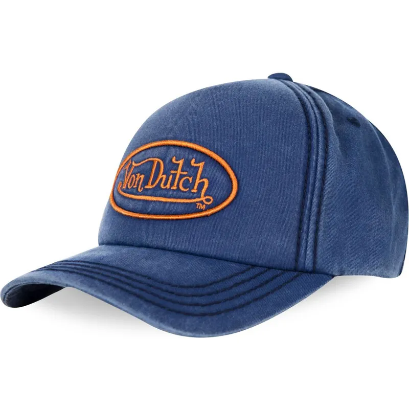cappelli-curva-blu-cinghia-regolabile-di-von-dutch
