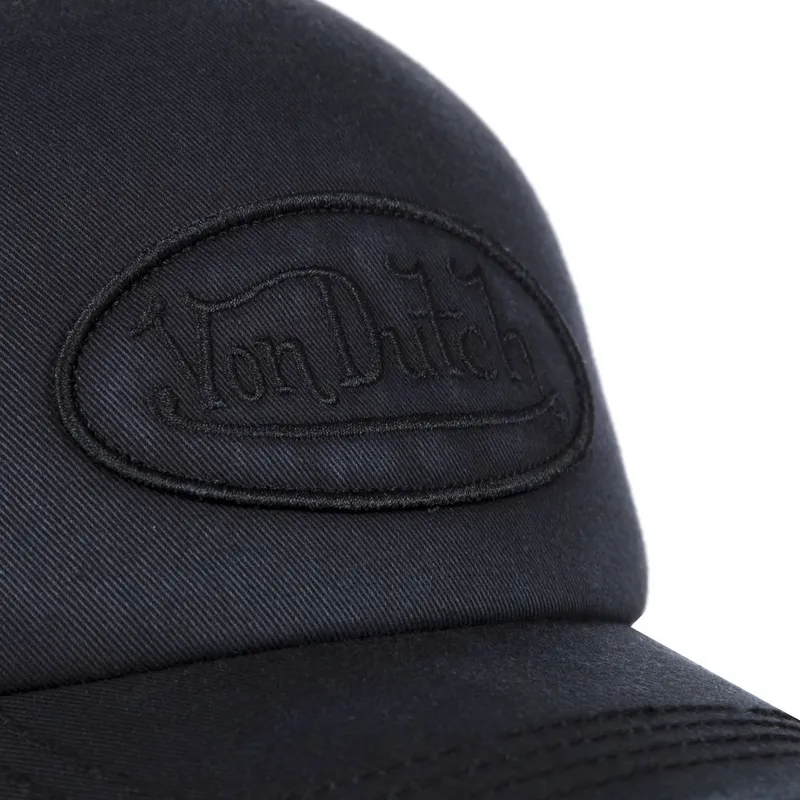 cappelli-curva-nero-cinghia-regolabile-di-von-dutch