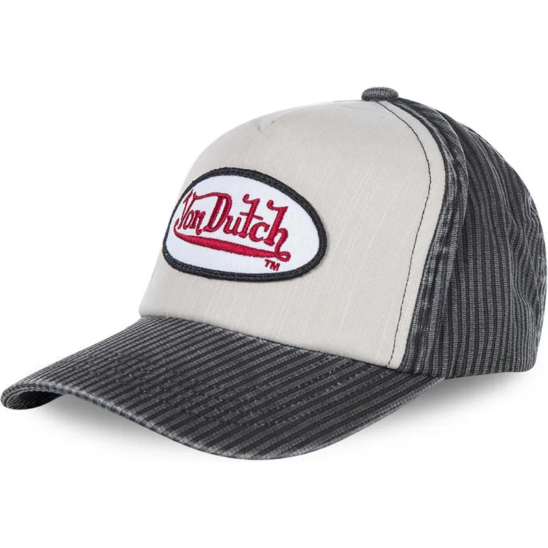 cappelli-curva-bianco-cinghia-regolabile-di-von-dutch