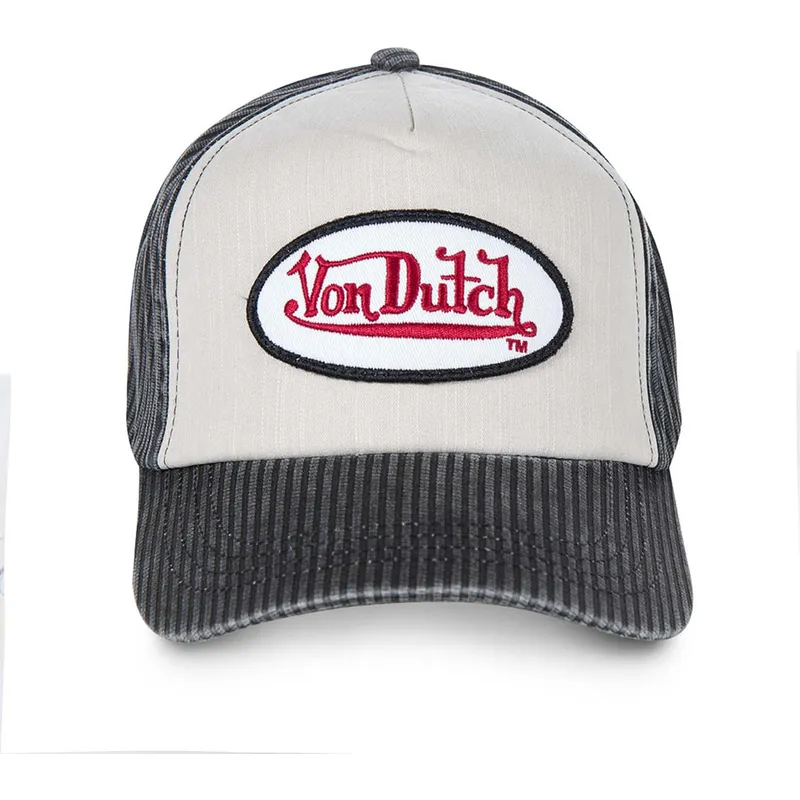 cappelli-curva-bianco-cinghia-regolabile-di-von-dutch