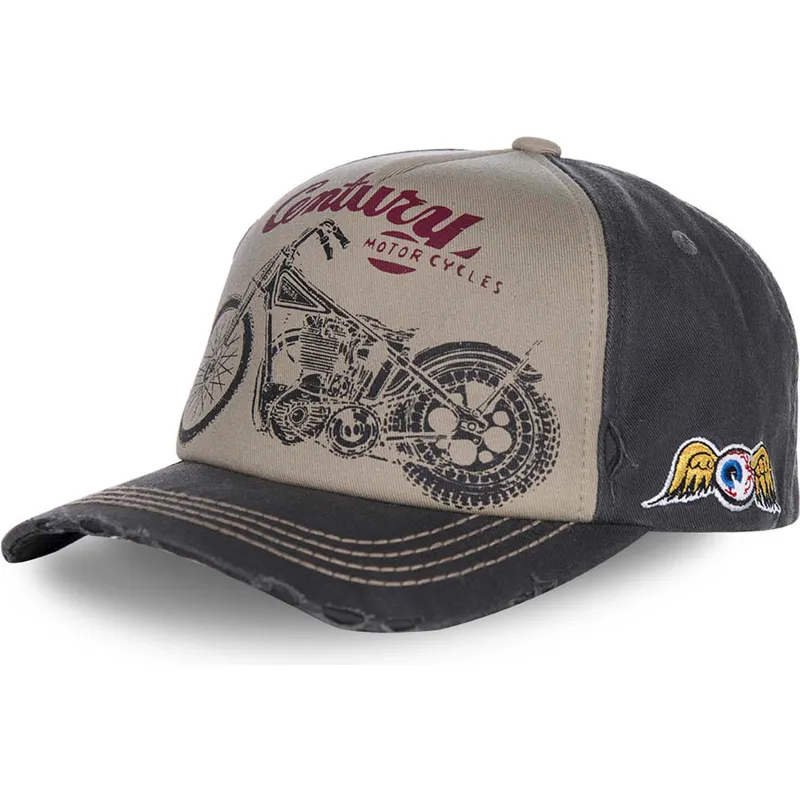 cappelli-curva-grigio-cinghia-regolabile-di-von-dutch