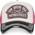 cappelli-curva-bianco-cinghia-regolabile-di-von-dutch