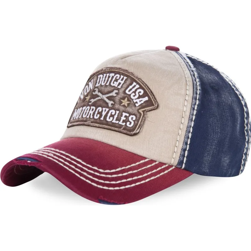 cappelli-curva-bianco-cinghia-regolabile-di-von-dutch