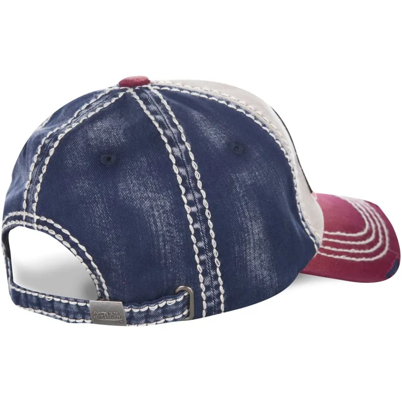 cappelli-curva-bianco-cinghia-regolabile-di-von-dutch