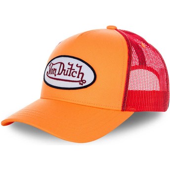 Cappellino trucker arancione e rosso FRESH03 di Von Dutch