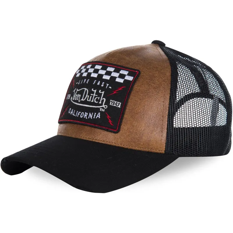 cappelli-curva-marrone-snapback-di-von-dutch
