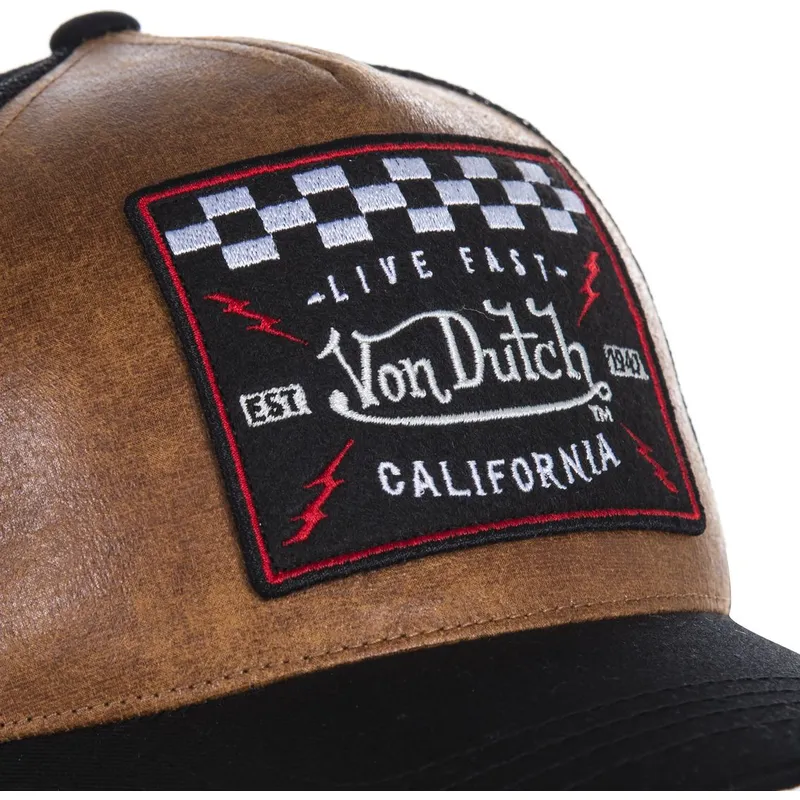 cappelli-curva-marrone-snapback-di-von-dutch