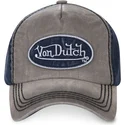cappelli-curva-grigio-cinghia-regolabile-di-von-dutch