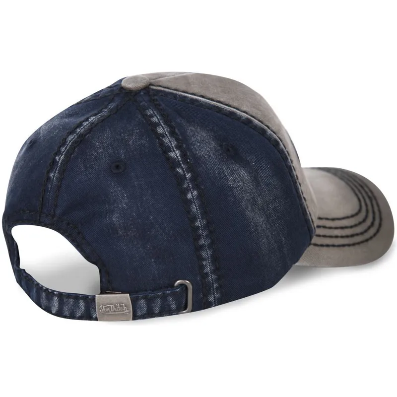 cappelli-curva-grigio-cinghia-regolabile-di-von-dutch
