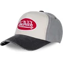 gorra-curva-grigia-regolabile-jack10-di-von-dutch