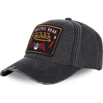 cappelli-curva-grigio-cinghia-regolabile-di-von-dutch