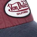 cappelli-curva-rosso-cinghia-regolabile-di-von-dutch