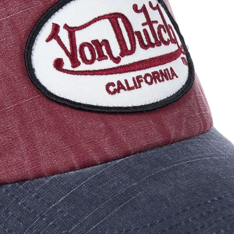 cappelli-curva-rosso-cinghia-regolabile-di-von-dutch