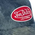 cappellino-curvo-blu-effetto-jeans-regolabile-mc92-di-von-dutch