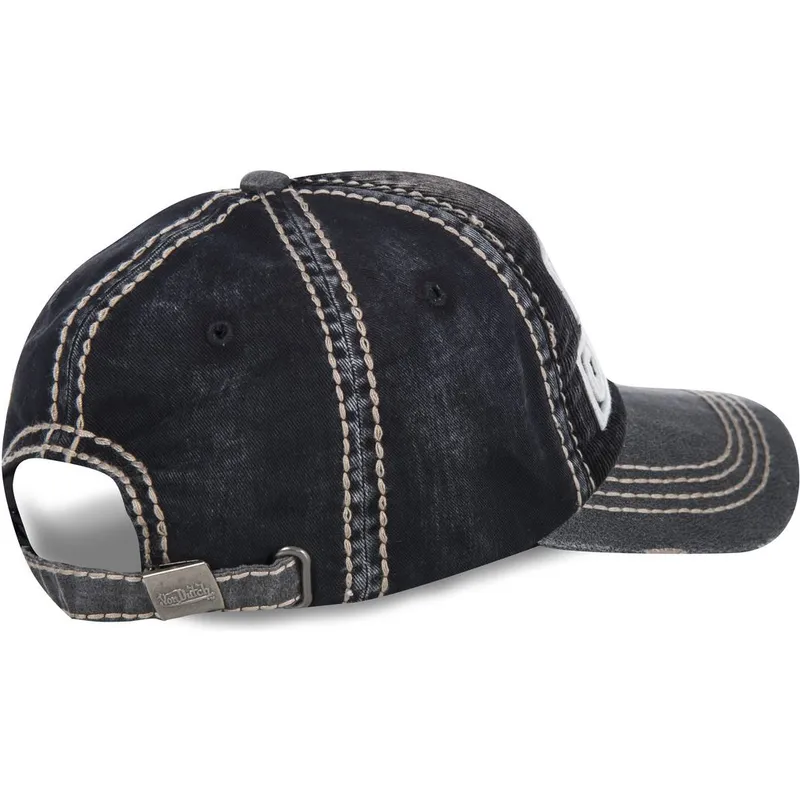 cappelli-curva-nero-cinghia-regolabile-di-von-dutch