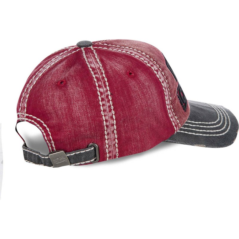 cappellino-visiera-curva-rosso-regolabile-niles02-di-von-dutch