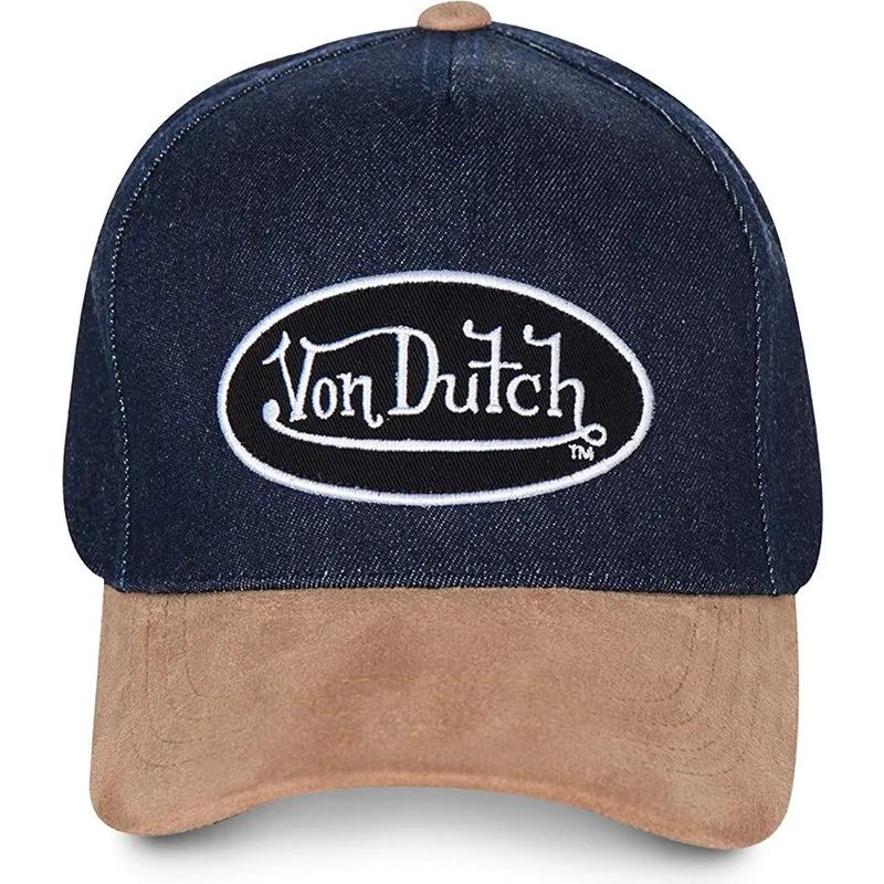 cappelli-curva-blu-marino-cinghia-regolabile-di-von-dutch