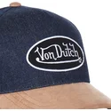 cappello-curvo-blu-navy-e-marrone-regolabile-shane-di-von-dutch