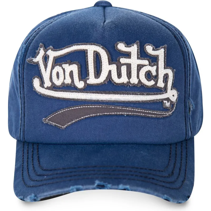cappelli-curva-blu-cinghia-regolabile-di-von-dutch