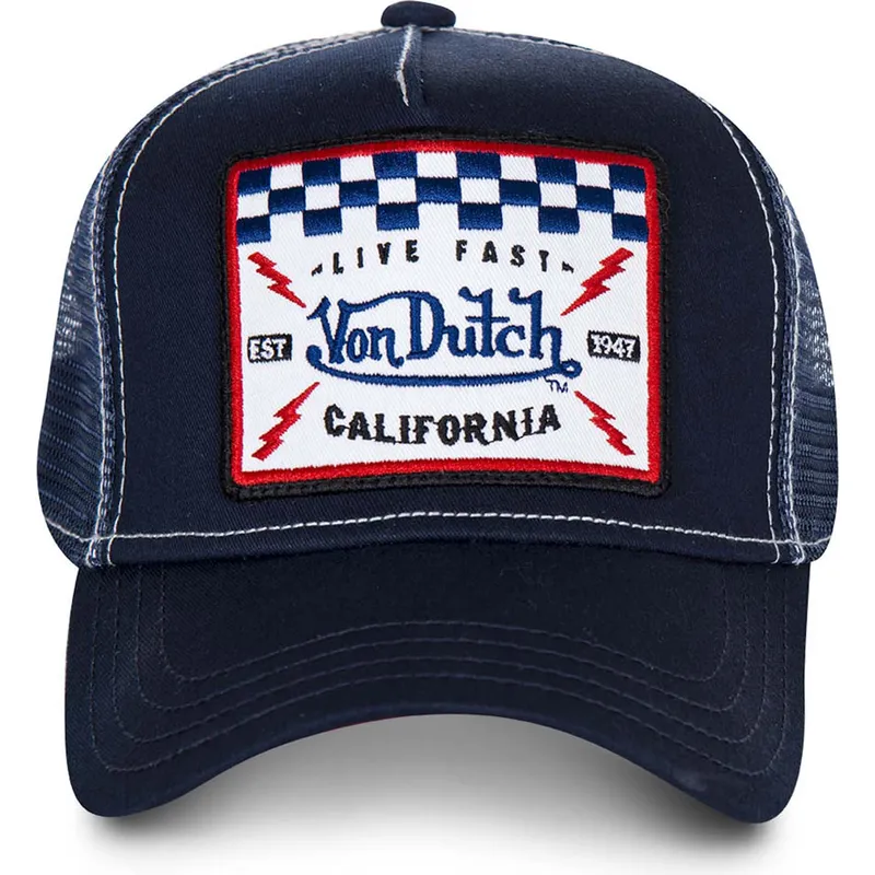 cappelli-curva-blu-marino-snapback-di-von-dutch