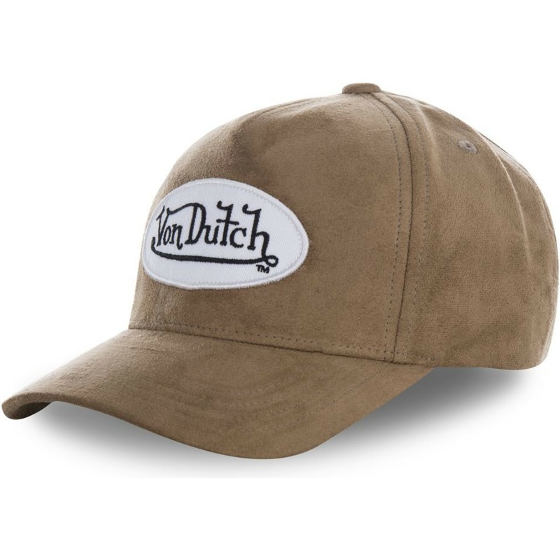 cappellino-visiera-curva-marrone-regolabile-suede4-di-von-dutch