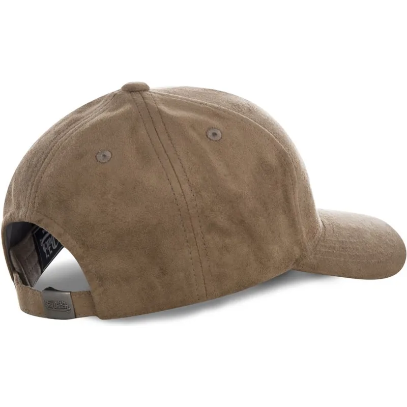 cappelli-curva-marrone-cinghia-regolabile-di-von-dutch
