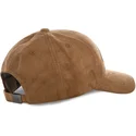 cappello-curvo-marrone-regolabile-suede5-di-von-dutch