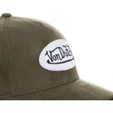 cappello-curvo-verde-regolabile-suede6-di-von-dutch
