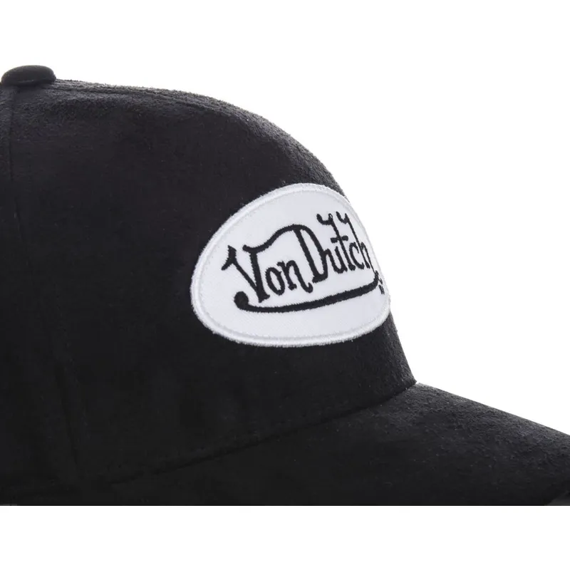 cappelli-curva-nero-cinghia-regolabile-di-von-dutch